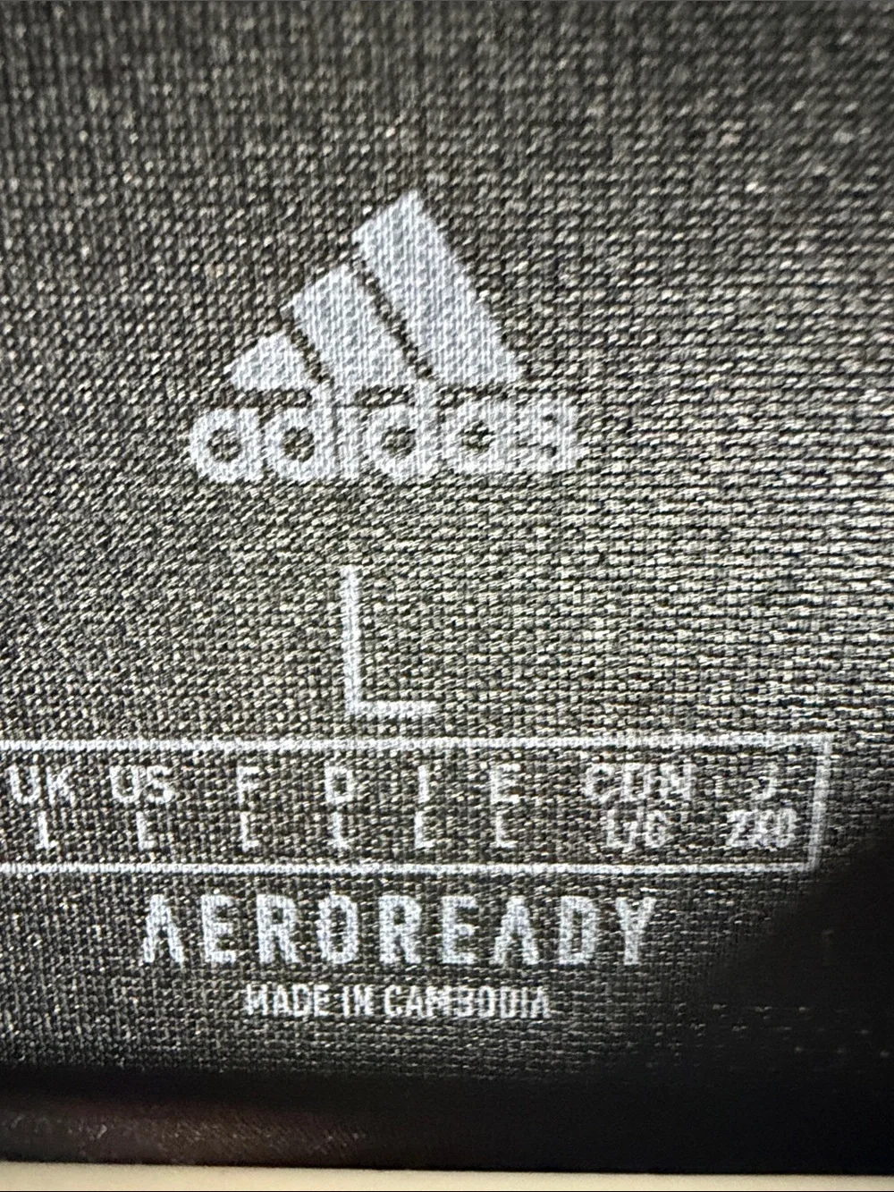 adidas Black Short-Sleeve Athletic Tee with White Trim